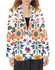Colores de Mexico Sugar Skull Floral Blazer