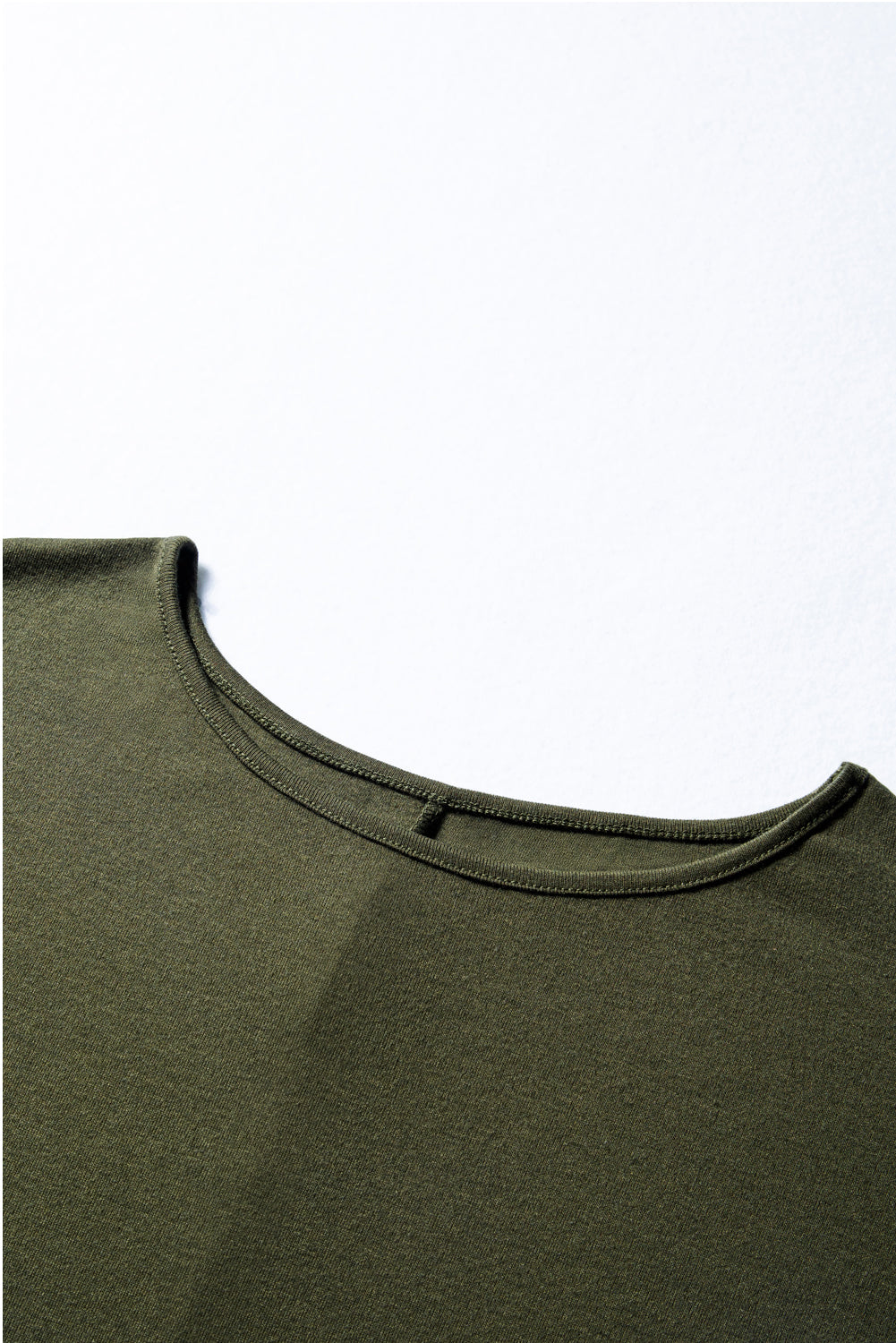 Solid Extended Cuff Long Sleeve Top
