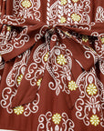 Katie Trim Tiered Maxi Dress
