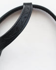 Hilason Western Horse Headstall Bridle American Leather Black Floral
