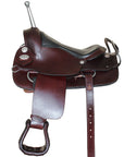 Hilason Custom Designed Rare Western Trick Riding Saddle Mahogany