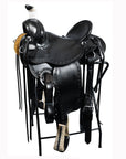 Western Horse Wade Saddle American Leather Ranch Roping Black