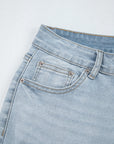 Kimberly Length Distressed Skinny Jeans