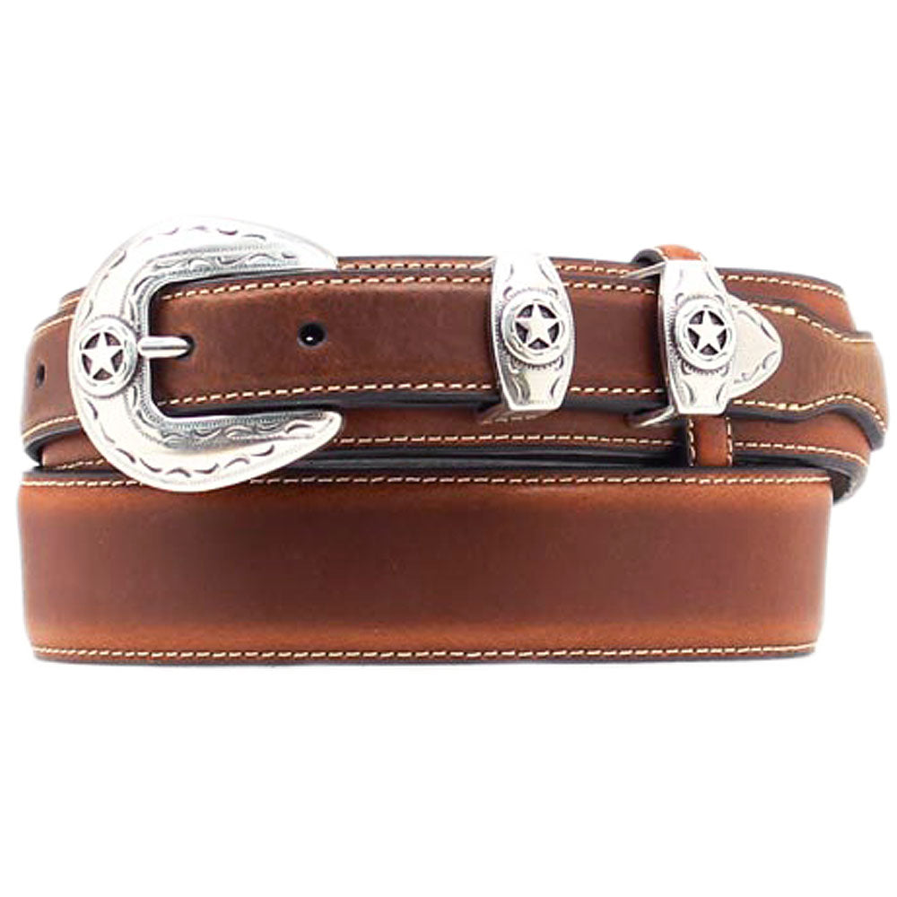36" Nocona 1.5 Inch Men's Full-Grain Leather Western Ranger Belt Brown