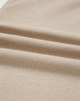 Colorblock Raw Edge Pullover and Drawstring Skirt Set