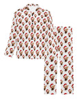 Highland Christmas Cow Men's Western Pajama Set