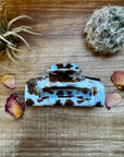 Cow Print Hair Clips