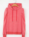 Hallie Puff Sleeve Stripe Hoodie