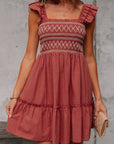 Aurelia Trim Sleeveless Mini Dress