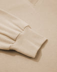 Ashley Sleeve Side Slit Sweatshirt