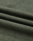 Mineral Wash Reverse Seam V-Neck Drop Shoulder Sweater