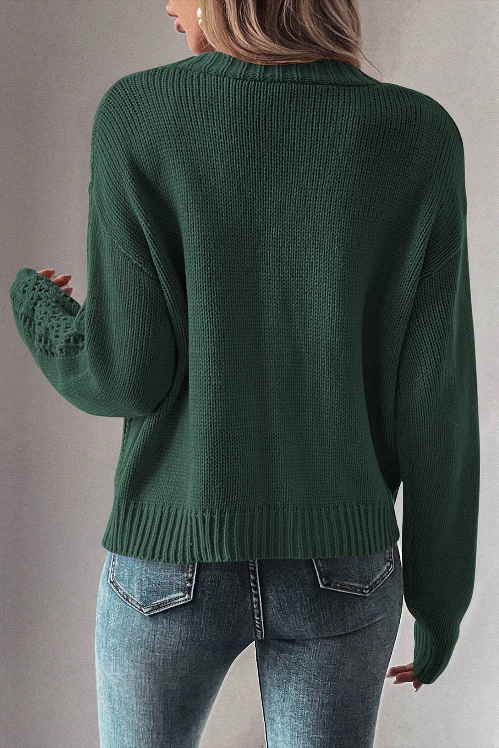 Laney Knit Drop Shoulder Sweater