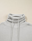 Amber Drawstring Cowl Oversize Top