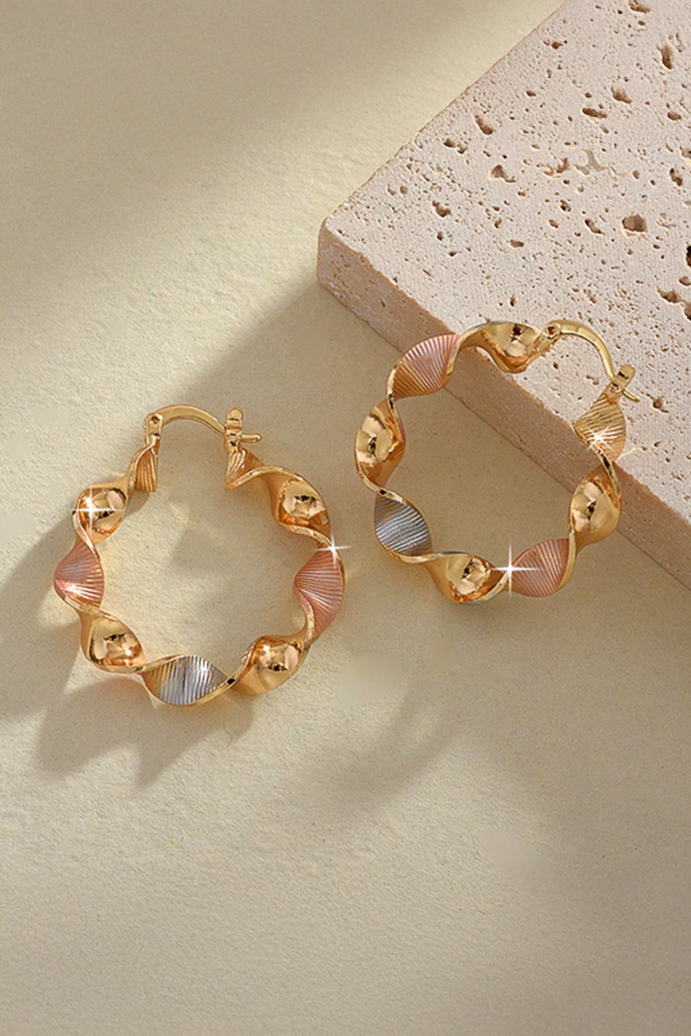 Julieta Plated alloy Hoop Earrings