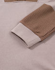 Alessia Exposed Seam Casual Hoodie