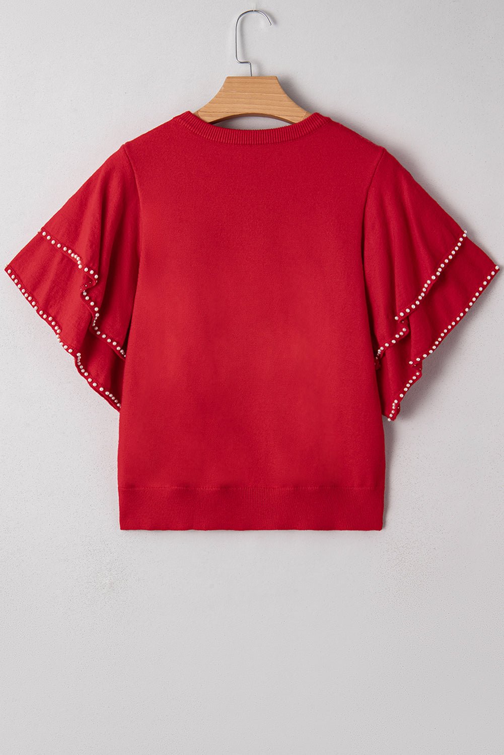 Madilynn Ruffle Short Sleeve Sweater