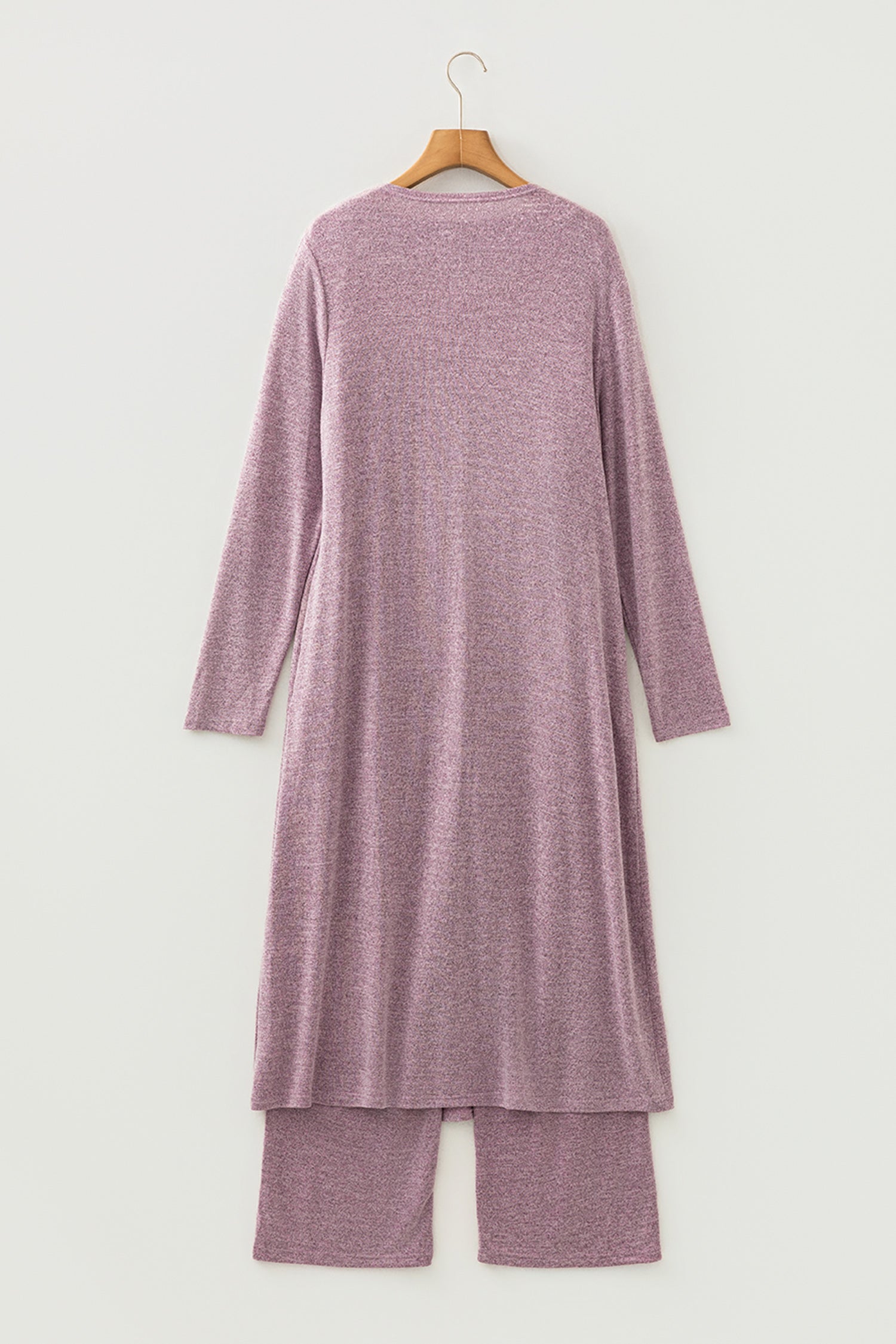 Duster Cardigan T-Shirt &amp; Pants Lounge Set