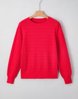 Nellie Knit Ribbed Cuffs Sweater