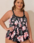 Felicity Wide Strap Floral PLUS Top