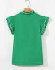 Mia Layered Short Sleeve Blouse