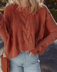 Willaira Slouchy Textured Knit Sweater