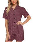 Longhorn Skull Women's Western Pajama Set