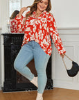 Shelby Print Loose Up PLUS Shirt