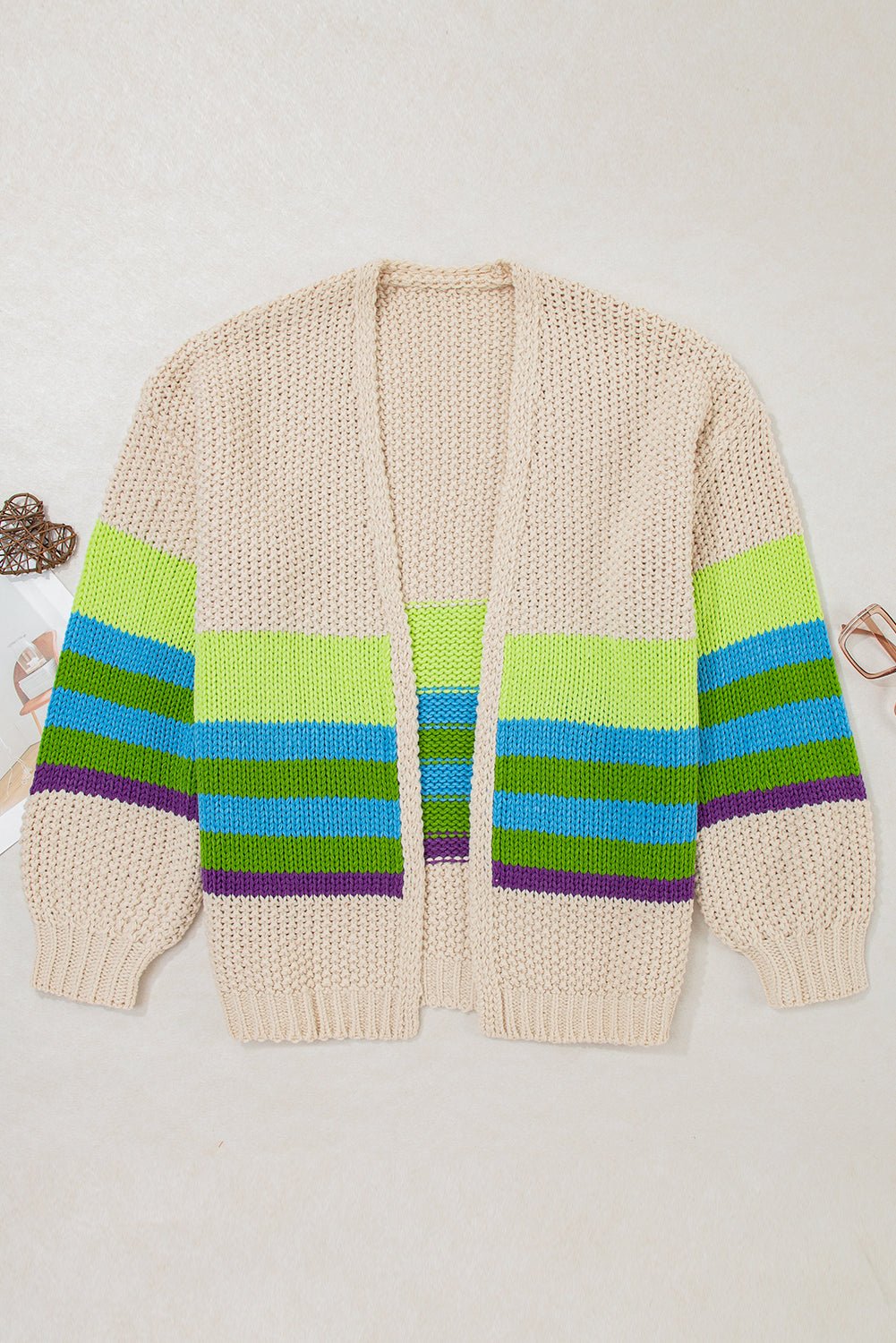 Adalee Crochet Open Front PLUS Cardigan