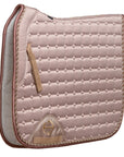 Satin Classic Dressage Saddle Pad - Champagne Taupe