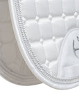 Satin Classic Jump Competition Saddle Pad - White