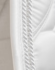 Satin Classic Dressage Saddle Pad - White