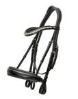 Brixton Non-Patent Black Leather Double Bridle