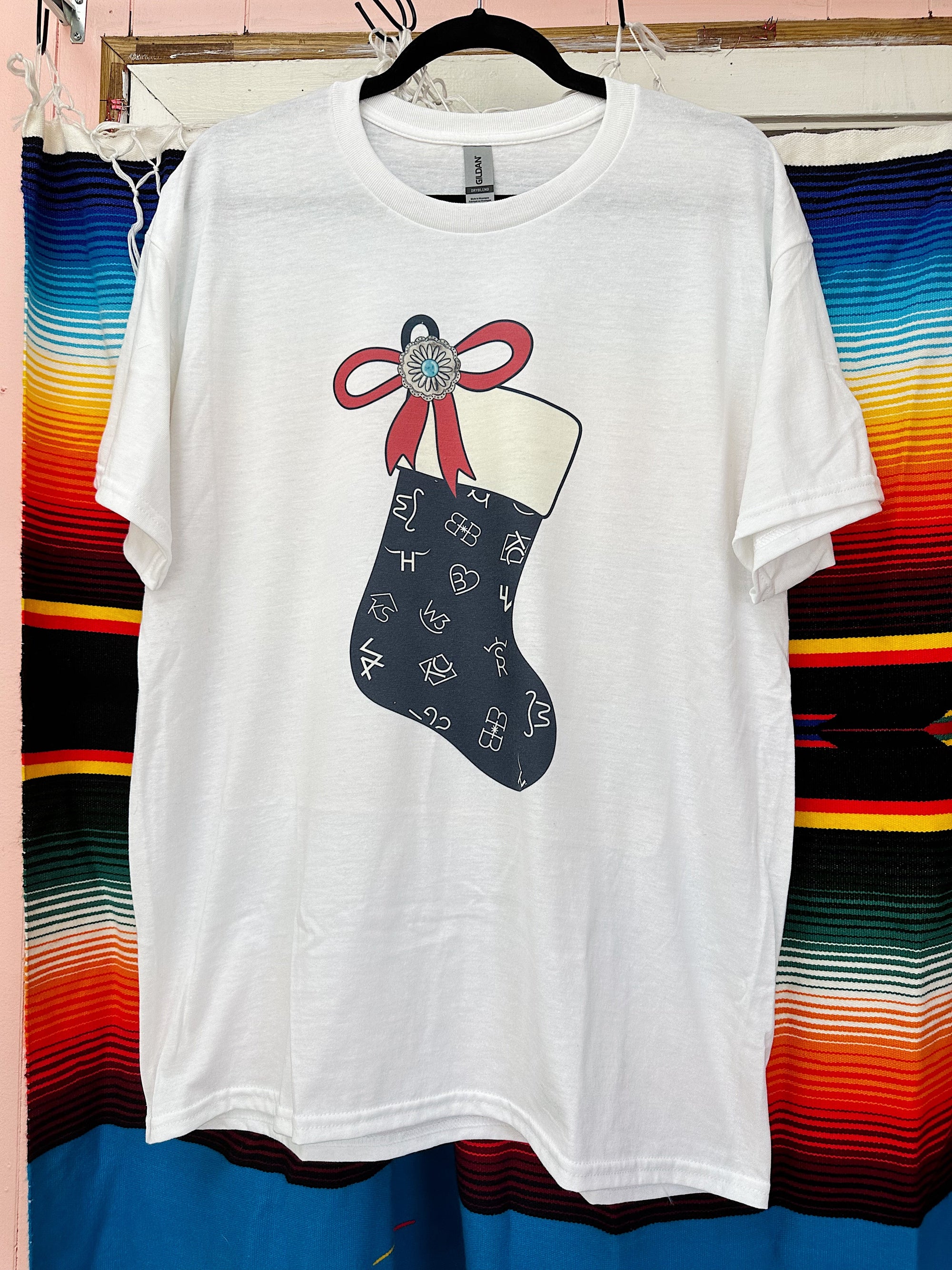 Cattle Brand Stocking TEE or CREWNECK