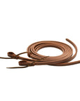 AJ Tack Latigo Leather Double-N-Stitched Split Reins - 5/8in x 7ft 6in