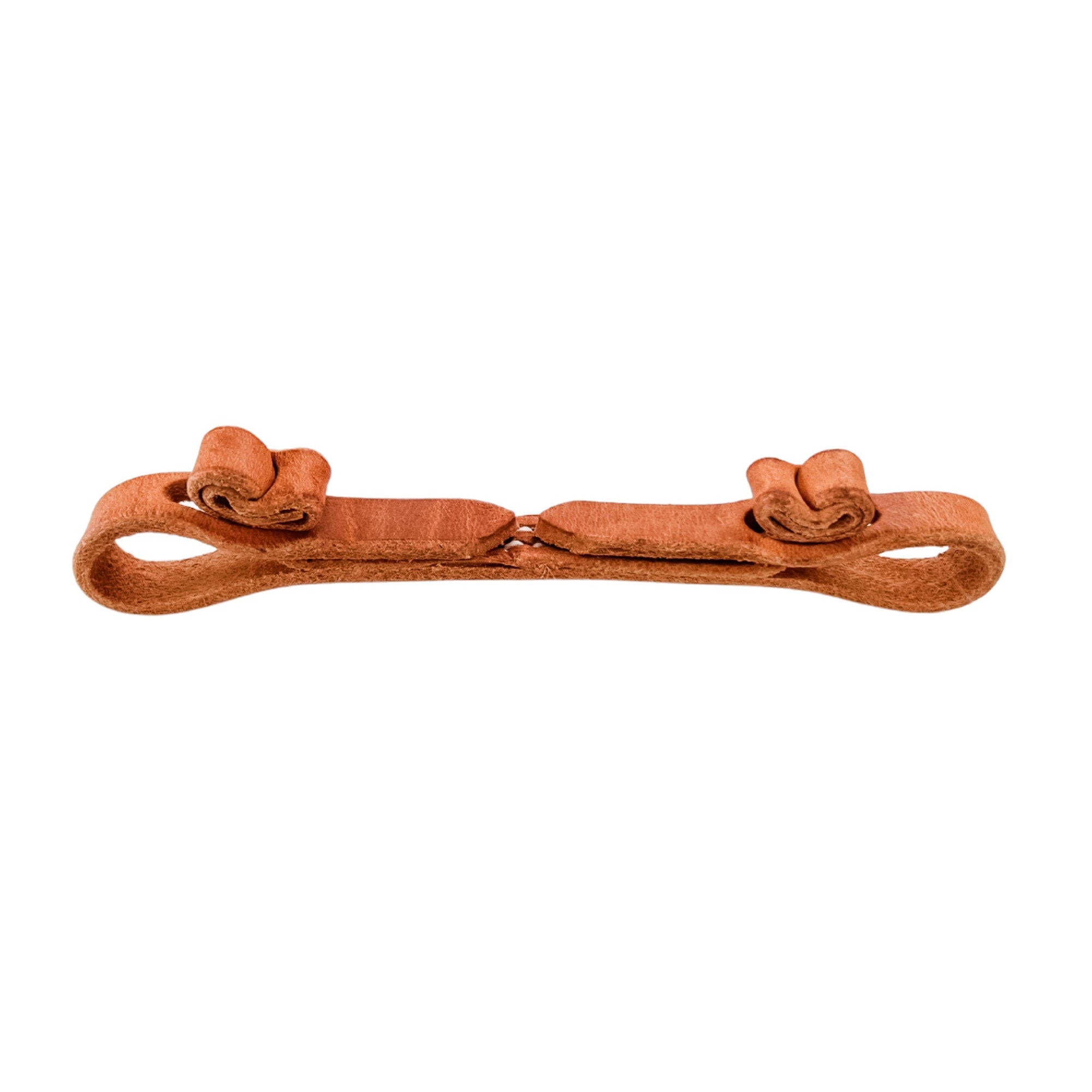 AJ Tack Harness Leather 2 Button Curb Strap