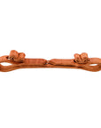 AJ Tack Harness Leather 2 Button Curb Strap