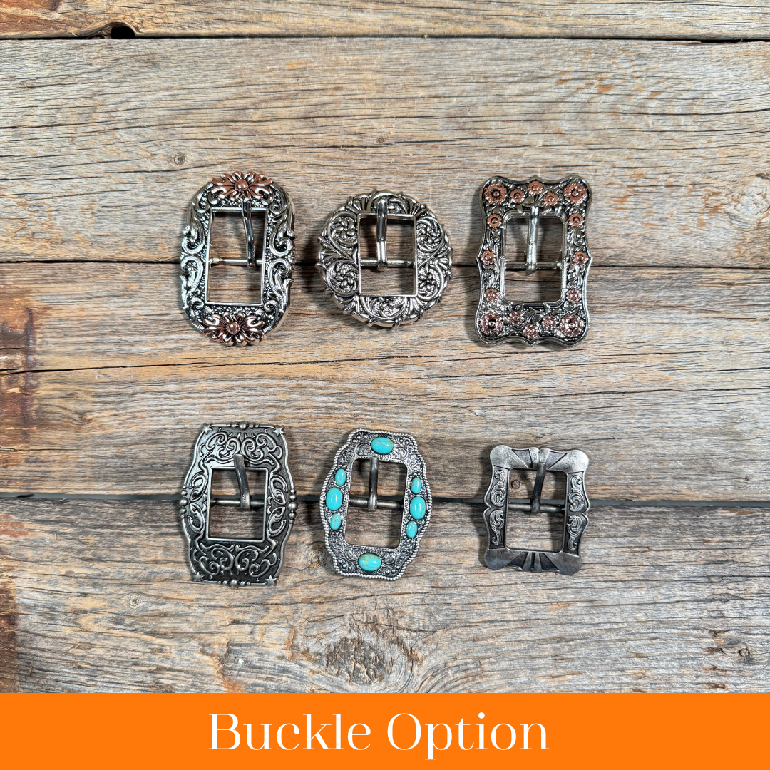 Antique Silver Western Buckles - Assorted