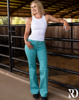 SIGNATURE TROUSER - AQUA