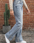 ASHLEIGH STRIPED CUFFED | JEANS