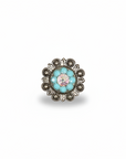 Antique Silver Turquoise, AB Crystal Conchos - Sizes from 1"- 3" and Buckles