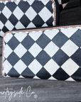 Avenue Checkered Leather Wallet