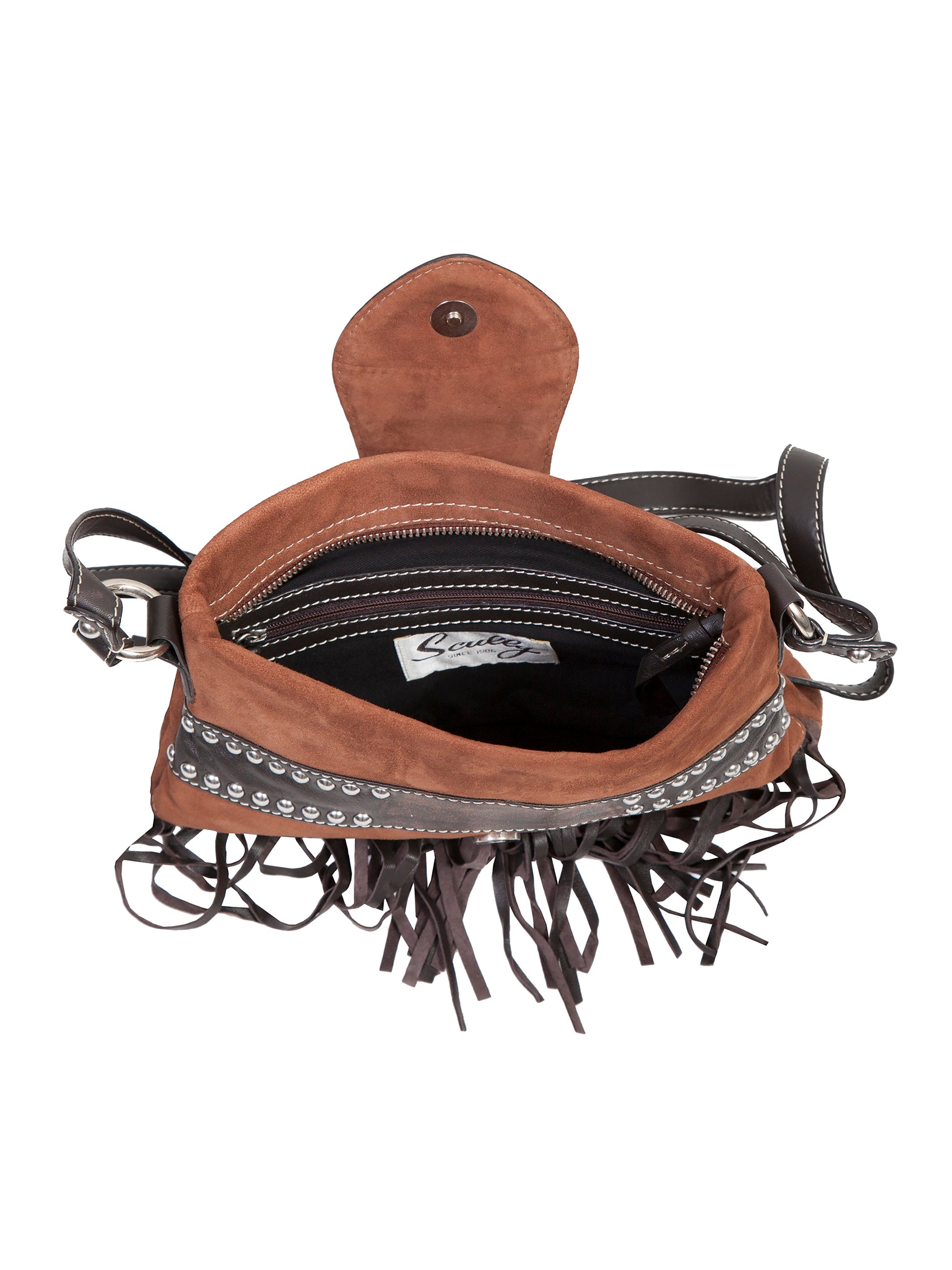 Bolero Tooled Studded Handbag - B136