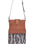 Bolero Tooled Studded Handbag - B136