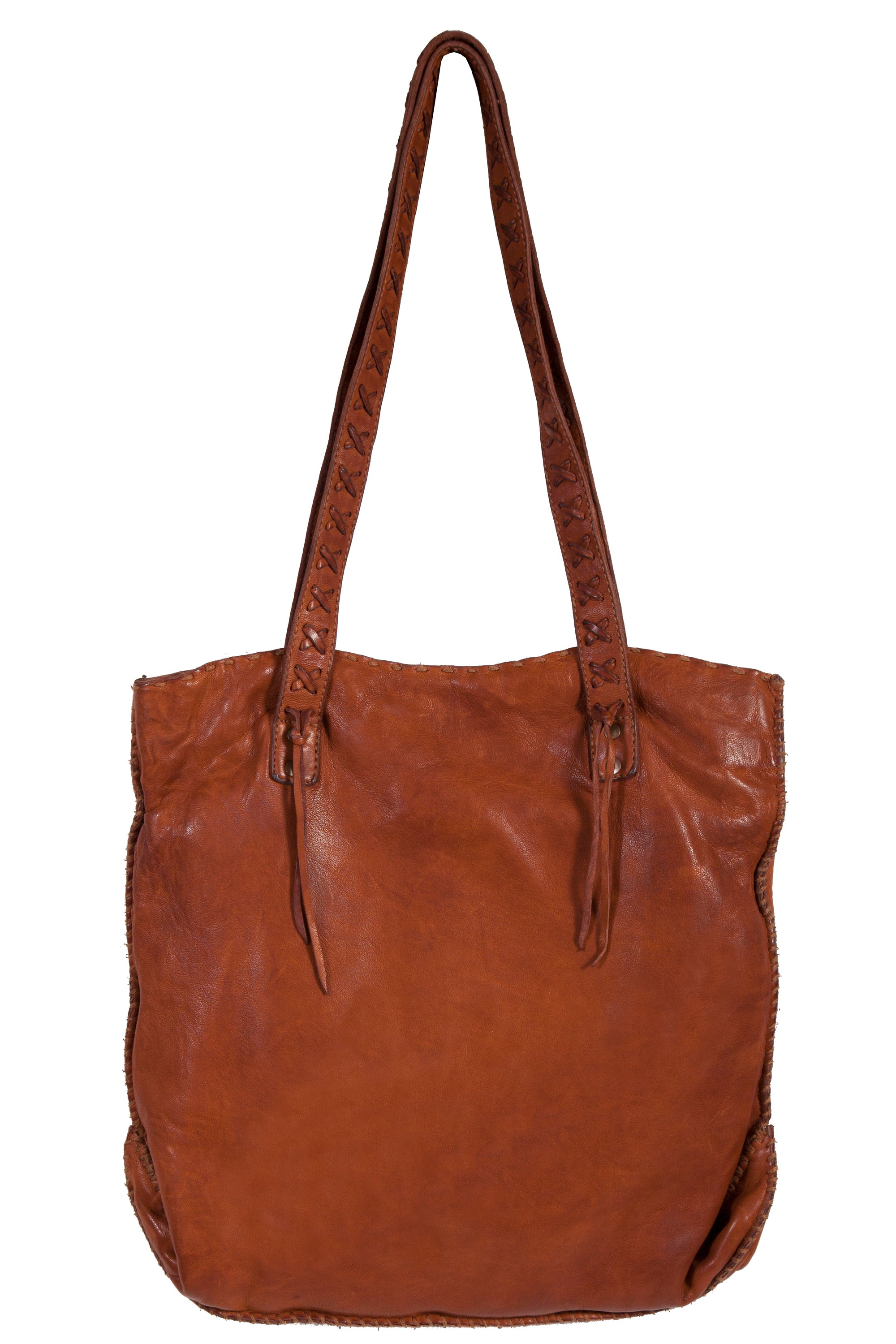 Lace Cognac Handbag - B181
