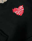 Manifest It, Baby – Black Hanes Crewneck (Front & Back Print)