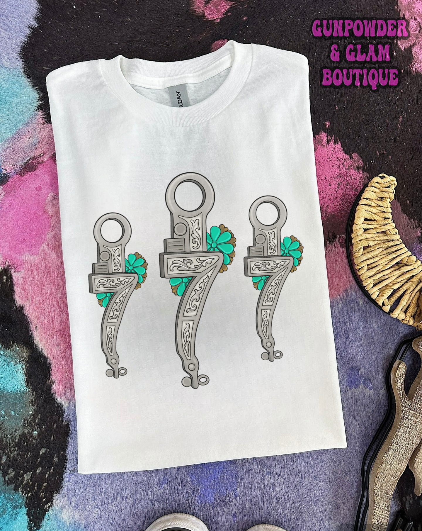 Itty Bitty Silver Bits Tee or Crewneck