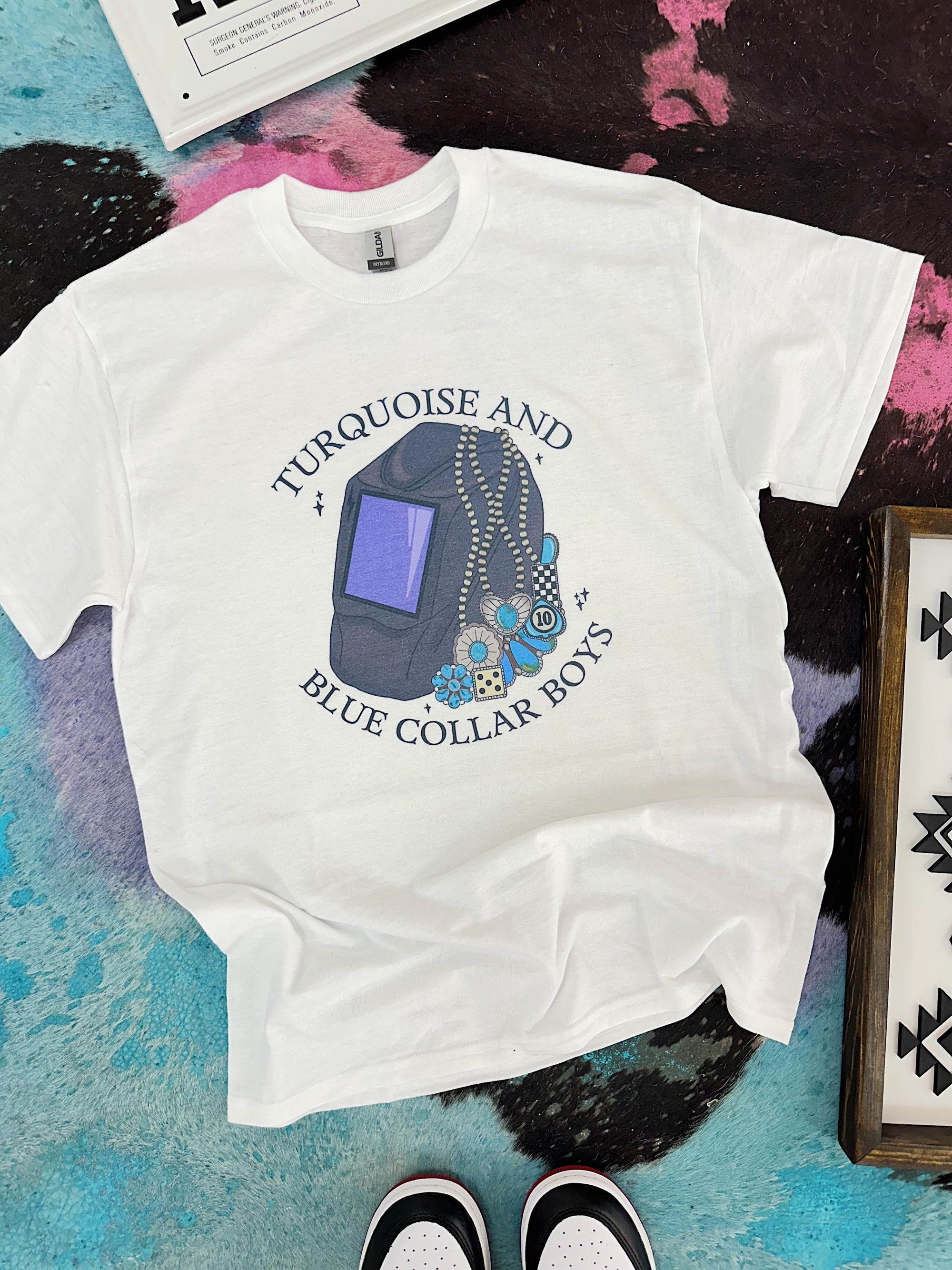 Blue Collar Boys Welder TEE or CREWNECK