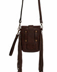 Scully Leather Ladies Handbag Small Fringe
