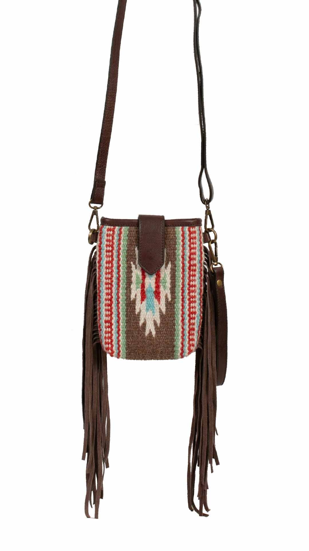 Scully Leather Ladies Handbag Small Fringe