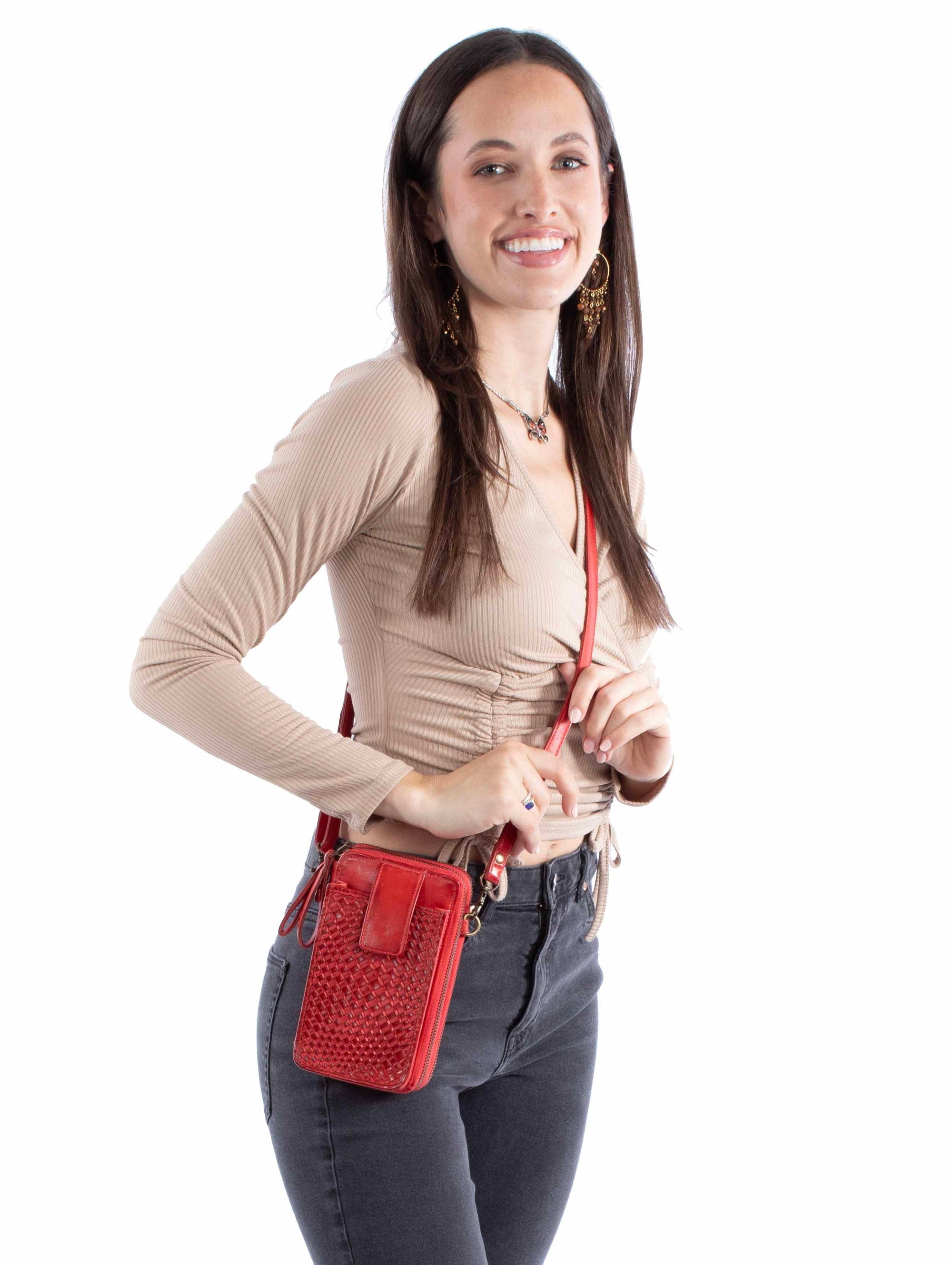 Ladies Zip Handbag - B375